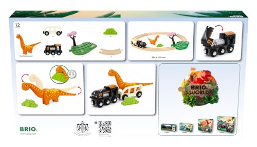BRIO World — Coffret Circuit Dinosaure 12 pièces – Image 3