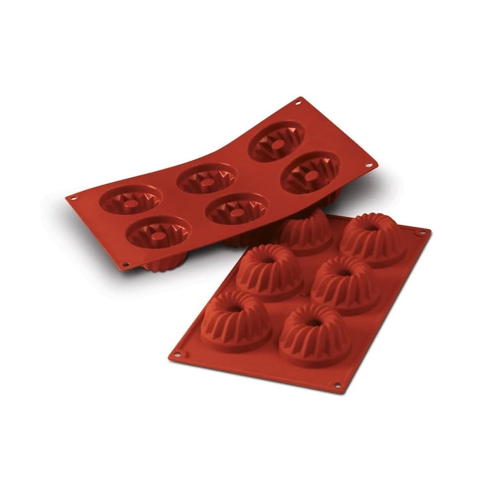 SILIKOMART SF058 — Moule en Silicone Mini Gugelhupf 6 Cavités – Image 2