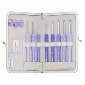 TULIP Etimo Murasaki — Set de 8 crochets ergonomiques 2-6 mm