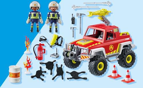 PLAYMOBIL Action Heroes — Camion de Pompiers 71824 – Image 13