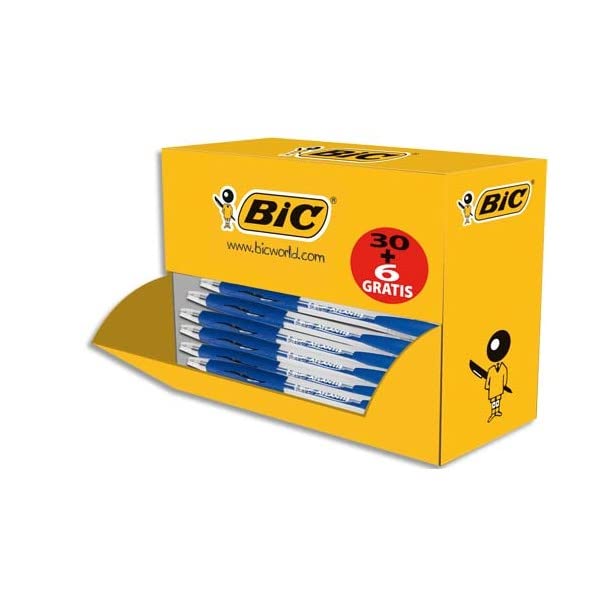 BIC Atlantis Classic — 36 Stylos-Bille Rétractables Bleus – Image 13