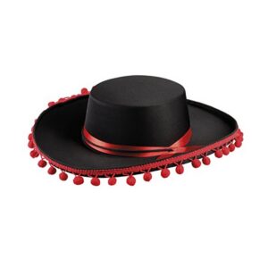 BOLAND — Chapeau espagnol deluxe noir pour homme