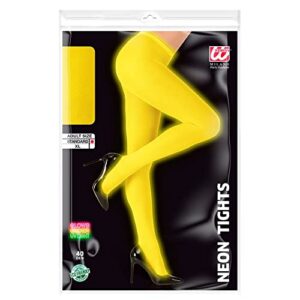 Alternative view of WIDMANN Party Fashion — Collants adultes fluo 40 den jaune