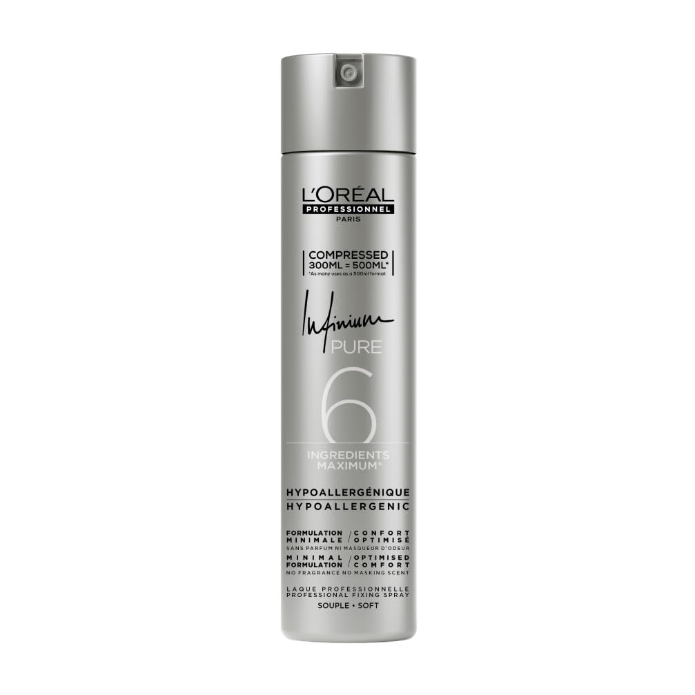 L'ORÉAL PROFESSIONNEL Infinium Pure — Laque fixation souple 300 ml