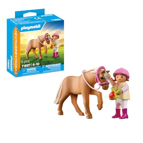 PLAYMOBIL Duo Pack — Fille avec son poney