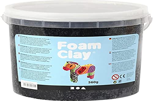 FOAM CLAY — Pâte à modeler noire séchant à l'air 560 g