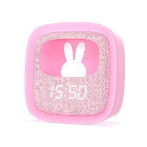 Alternative view of MOB Billy Clock — Réveil veilleuse enfant motif lapin