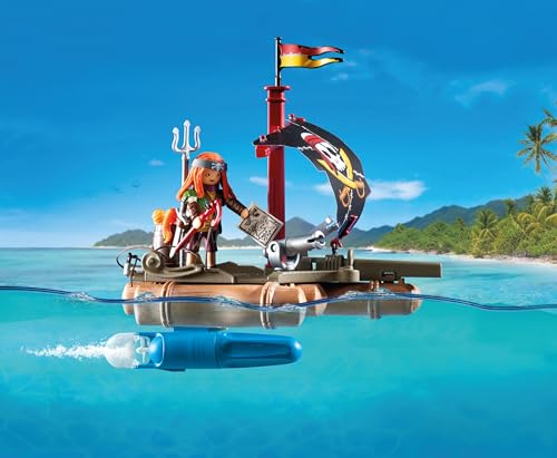 PLAYMOBIL Pirates — Radeau Pirate et Récupération de Trésor – Image 4