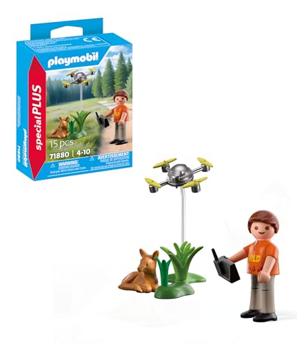 PLAYMOBIL Special Plus — Sauvetage d'un faon avec drone