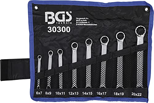 BGS — Jeu de clés à œil doubles extra plates 6-22 mm 8 pièces – Image 4