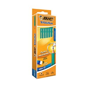 BIC Evolution Original — Crayons à papier HB avec gomme x12