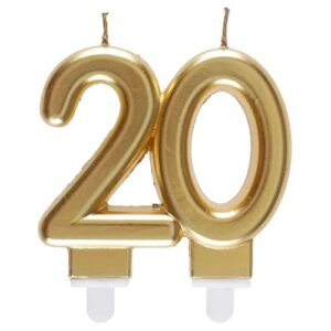 SANTEX — Bougie des Âges 20 ans or