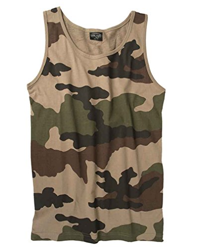 MILTEC — Débardeur camouflage Flecktarn coton