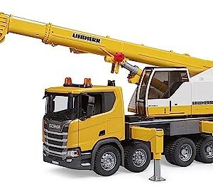 BRUDER Scania Super 560R — Camion-grue Liebherr 1:16