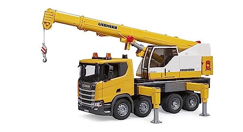 BRUDER Scania Super 560R — Camion-grue Liebherr 1:16