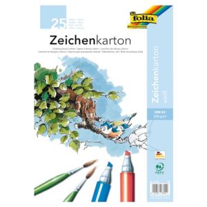 FOLIA — Carton à dessin A3 200 g 25 feuilles