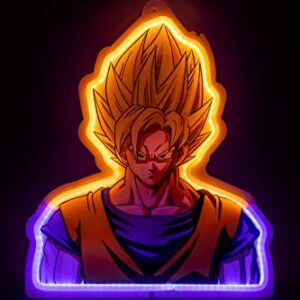 Alternative view of TEKNOFUN — Décoration lumineuse GOKU Super Saiyan 40 cm