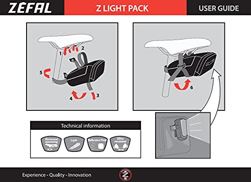 ZEFAL Z Light Pack M — Sacoche de selle vélo 0,9 L – Image 6