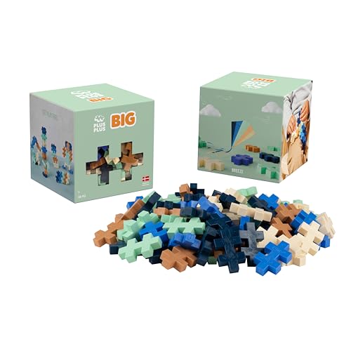 PLUS PLUS BIG — 100 Briques de Construction Bleu Breeze – Image 3