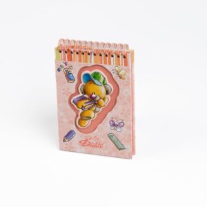 DIDDL Pimboli — Carnet à spirale A6 orange 40 pages