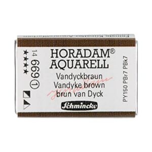 SCHMINCKE HORADAM AQUARELL — Aquarelle brun Vandyck 1/1 godet