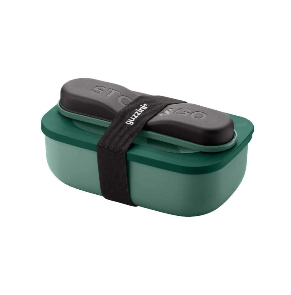 GUZZINI Store&Go — Boîte à lunch verte à 2 compartiments – Image 11