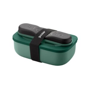 GUZZINI Store&Go — Boîte à lunch verte à 2 compartiments