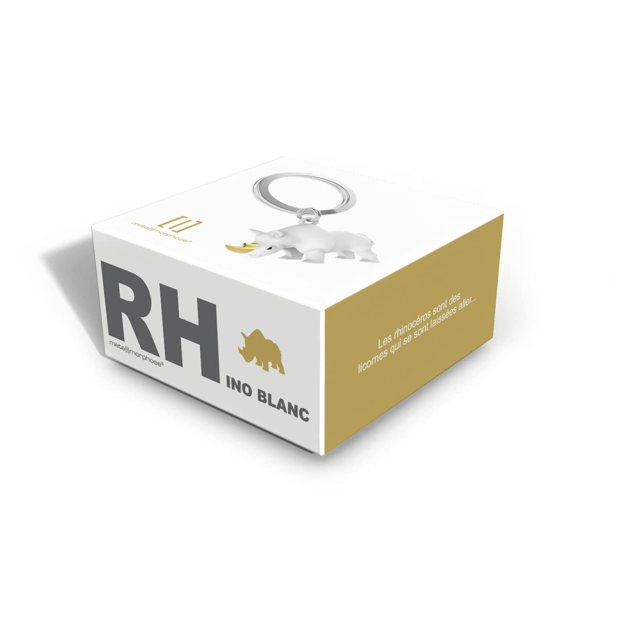 METALMORPHOSE — Porte-clés Rhinocéros blanc – Image 31
