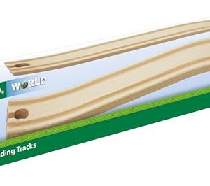 Alternative view of BRIO World — 2 Rails montants 216 mm pour circuit en bois