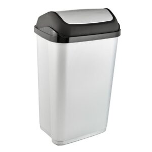 KEEEPER Swantje — Poubelle à Couvercle Basculant 50 L