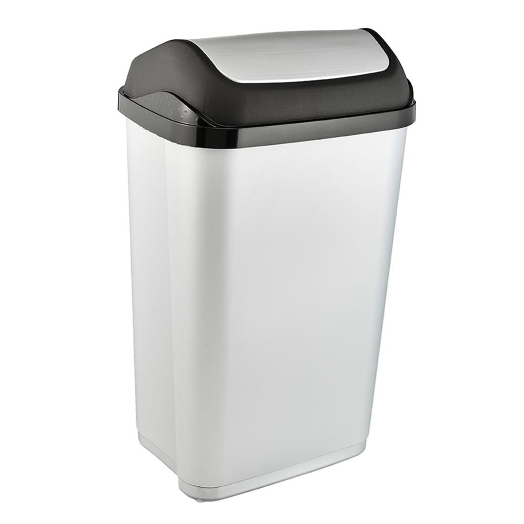 KEEEPER Swantje — Poubelle à Couvercle Basculant 50 L