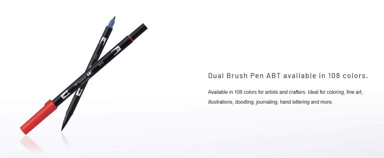 TOMBOW ABT-243 — Feutre pinceau à 2 pointes Mint – Image 16