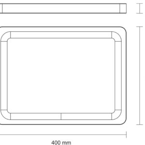 Alternative view of BILLOT — Billot de boucher en bois de teck FSC 40x30x3cm