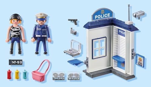 PLAYMOBIL Action Heroes — Salle d'enquête de la Police – Image 12