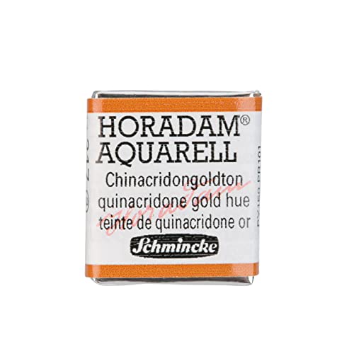 SCHMINCKE HORADAM AQUARELL — Aquarelle fine 1/2 godet or quinacridone