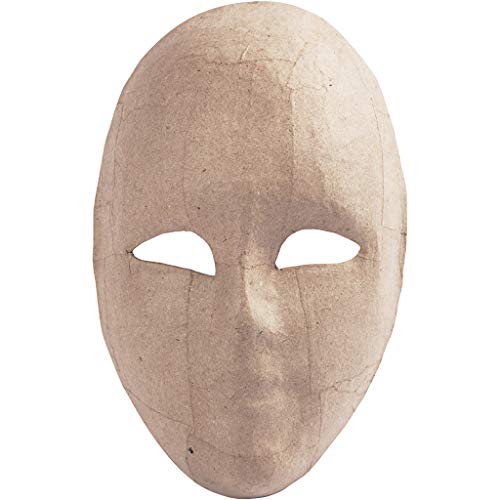 CREATIV — Masque visage en papier mâché 16 cm