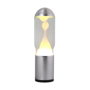I-TOTAL Lamp A.D.A — Lampe à lave base laquée argentée