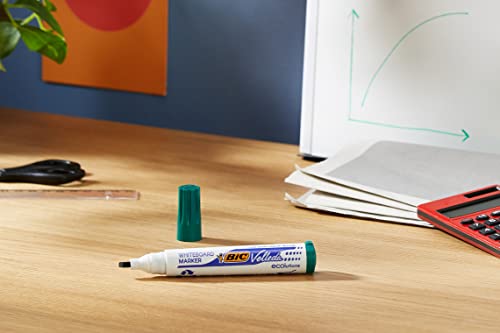 BIC Velleda 1751 ECOlutions — 12 Feutres Tableau Blanc Verts – Image 7