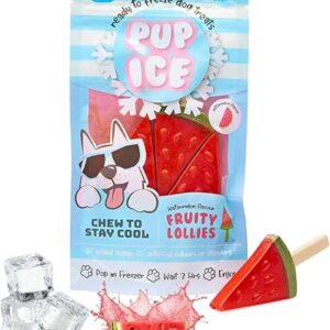 PUP ICE — Glaces fruitées pastèque 3 x 90 g