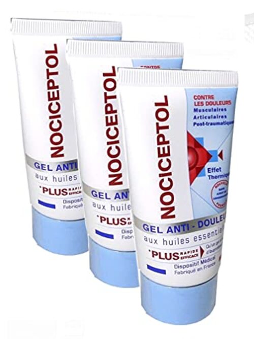 POLIDIS Nociceptol — Gel anti-douleur lot de 3 x 40 ml