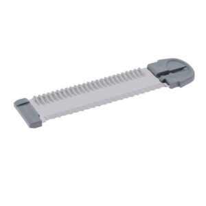 DE BUYER — Double lame droite microlobe/ondulée gris