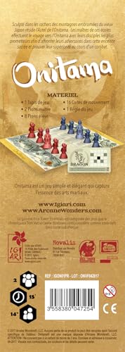 Asmodee – ONITAMA – Jeu de Société Stratégique Abstrait – Jeu de Réflexion pour 2 Joueurs dès 14 Ans – Duels Tactiques Inspirés des Arts Martiaux Japonais – 15 Min – Version Française - Igiari – Image 18