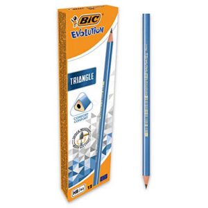 BIC Evolution Triangle — Crayons à papier HB boîte de 12