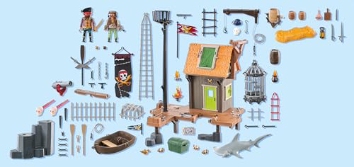 PLAYMOBIL Pirates — Port Pirate avec Prison de Corsaires – Image 32