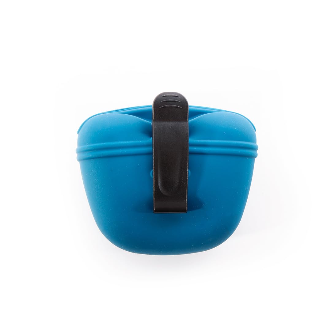 SANS MARQUE — Pochette à friandises en silicone pour chien Bleu – Image 3