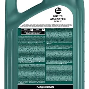 Alternative view of CASTROL Magnatec 0W-20 FE — Huile moteur 5L