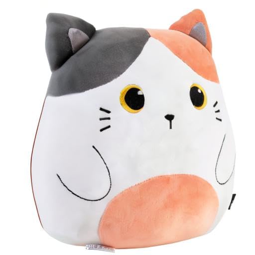 I-TOTAL — Coussin décoratif animal chat orange – Image 4