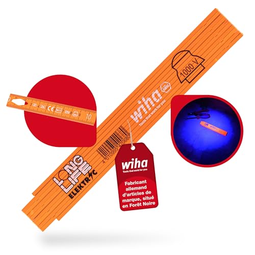 WIHA Longlife — Mètre pliant pour électricien 2 m