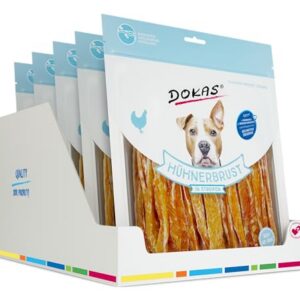 Alternative view of Dokas Snack de qualité supérieure sans céréales en lanières pour Chiens - Idéal pour Entre Les Deux, 500 g (1 Paquet)