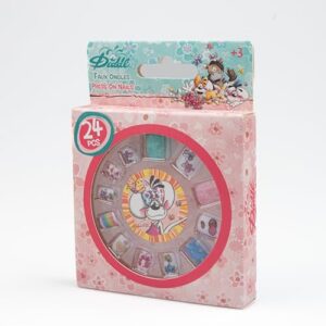 DIDDL — Faux ongles adhésifs pour enfants 24 pièces